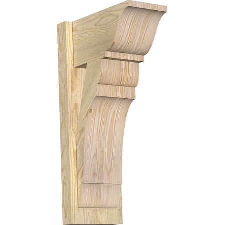 Ekena Millwork Olympic Traditional Rough Sawn Outlooker, Douglas Fir, 8"W x 14"D x 26"H OUT08X14X26OLY01RDF